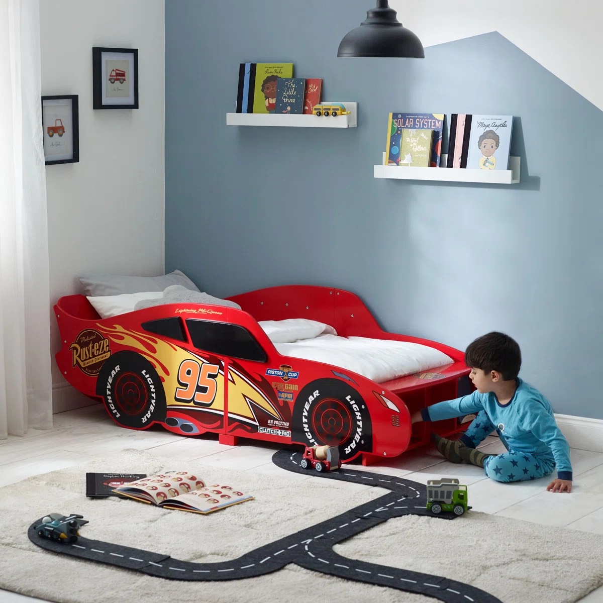 Disney Cars Lightning McQueen Toddler Bed