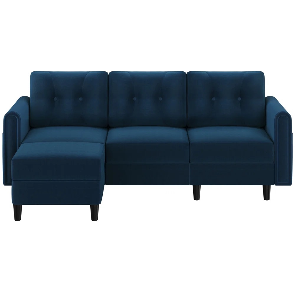 Oak & Aura's Sectional Sofa with Reversible 3-Seater Chaise Lounge