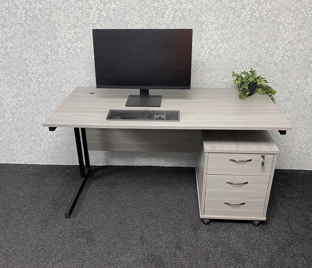 Oak & Aura's Computer Desk Office Set