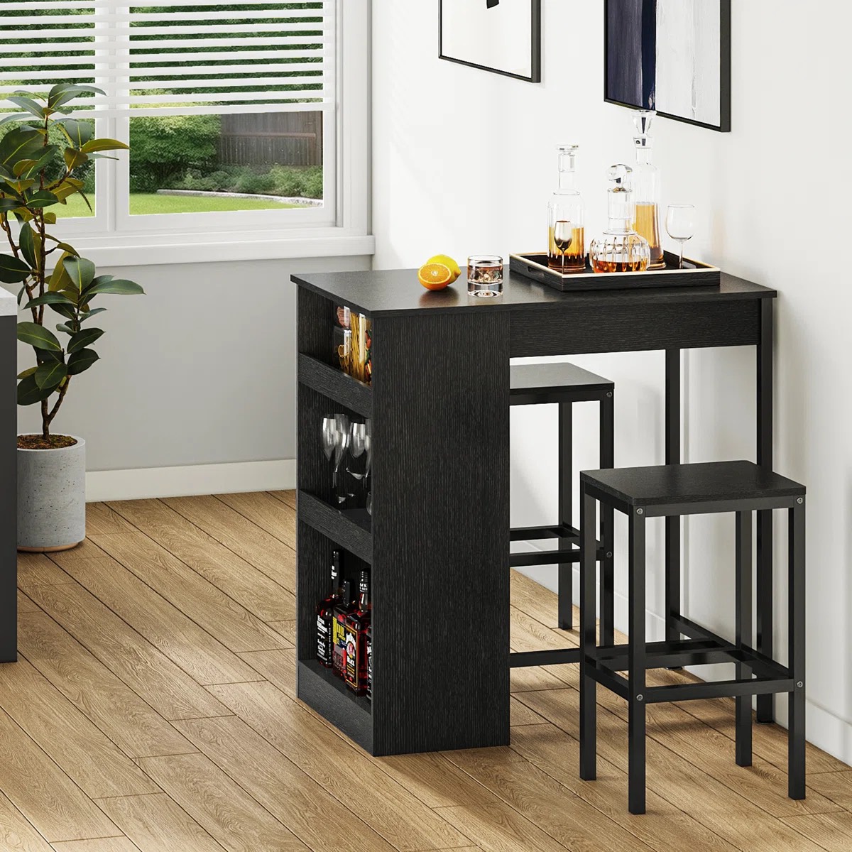 Oak & Aura's 2 - Person Dining Set