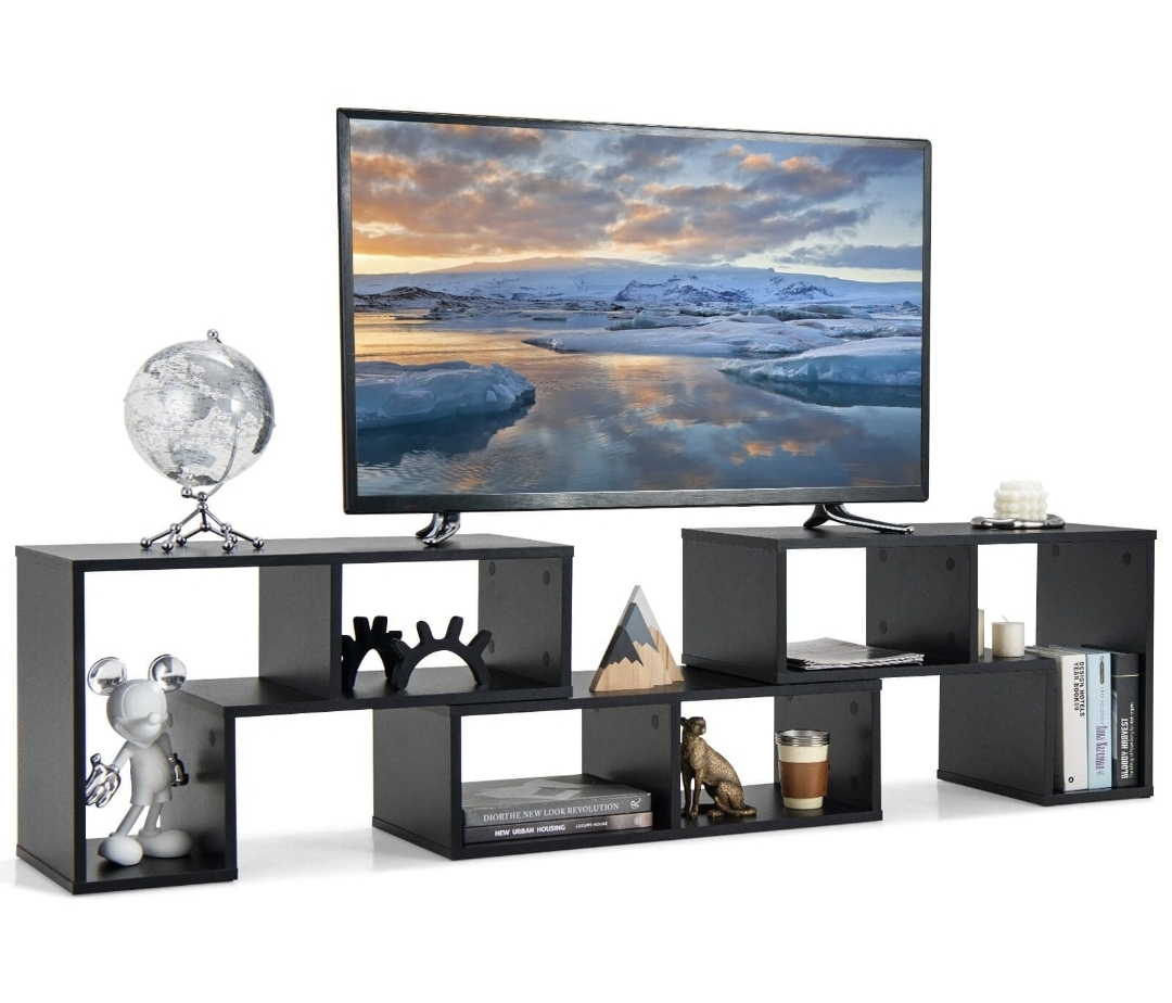 Oak & Aura's 3 Pieces Convertible TV Stand for TVs up to 65 Inches