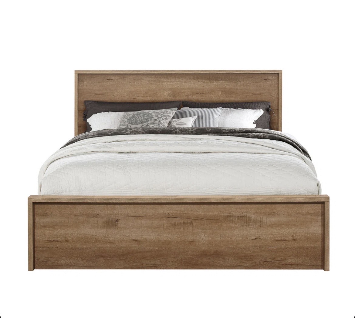 Oak & Aura Kingsize Storage Bed(5') With mattress